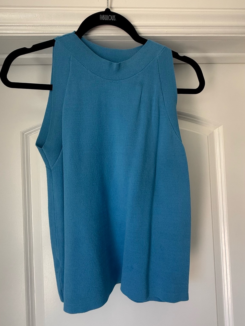 Ann Taylor Teal Blue Sleeveless Tank Top